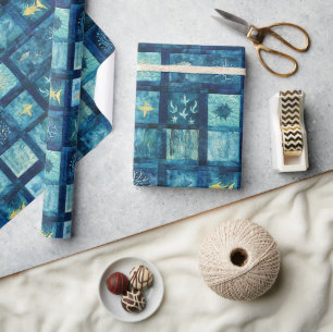 Papier Cadeau Plage de la mer bleue