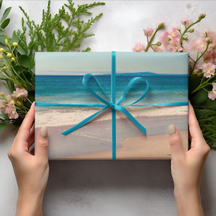 Papier Cadeau Plage Photo Ocean Blue Pittoresque