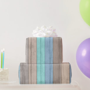 Papier Cadeau Plage tropicale rustique