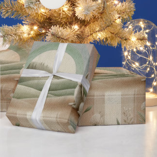 Papier Cadeau Plaid Arc-en-Ciel