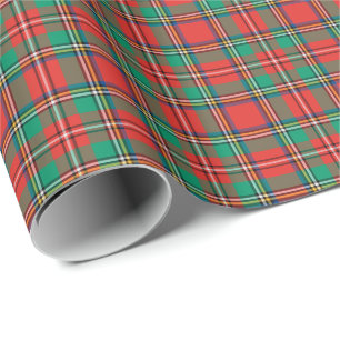 Papier Cadeau Plaid classique de Noël