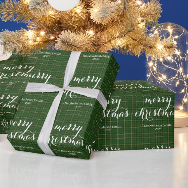 Papier Cadeau Plaid Classique Joyeux Noël Festif -  (Vacances)