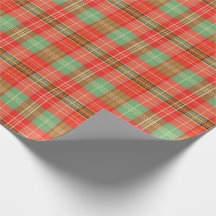 Plaid Corail & Sauge