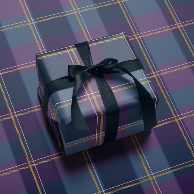 Papier Cadeau Plaid de Noël classique simple vacances (Créateur téléchargé)