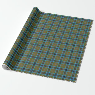 Papier Cadeau Plaid de tartan écossais de Thompson de clan
