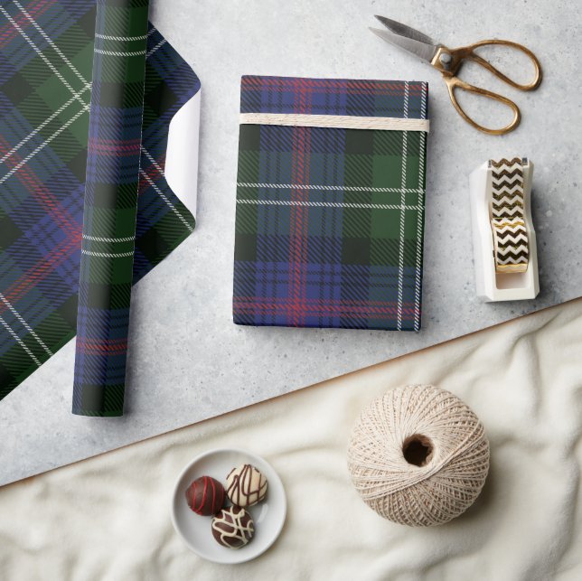 Papier Cadeau Plaid Rustic Clan Sutherland Holidays Tartan (Artisanat)