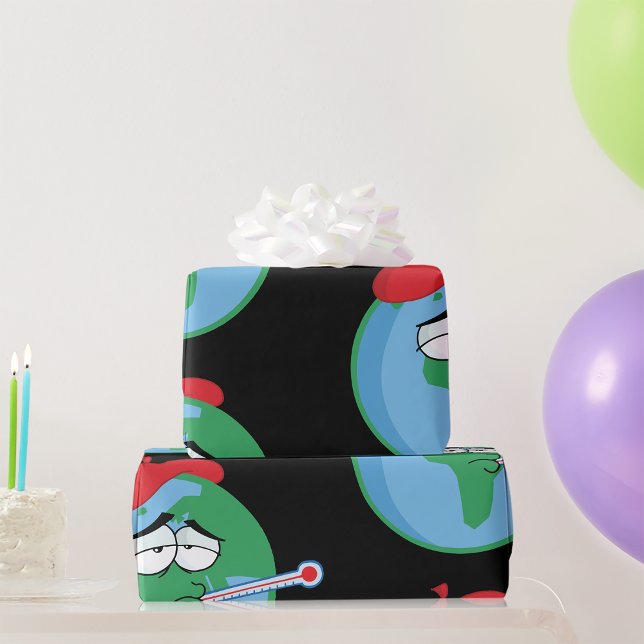 Papier Cadeau Planète malade (Créateur téléchargé)