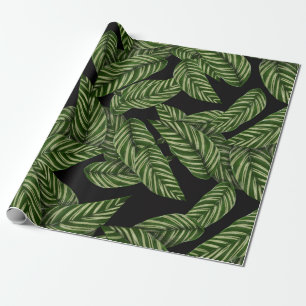 Papier Cadeau Plante de feuille tropicale moderne Imprimer