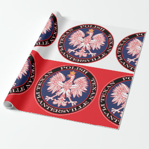 Papier Cadeau Plantersville Round Polonais Texan