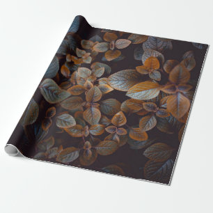 Papier Cadeau PLANTES Brown
