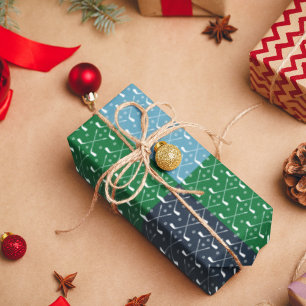 Papier Cadeau Plate-forme en papier Motif du club de golf