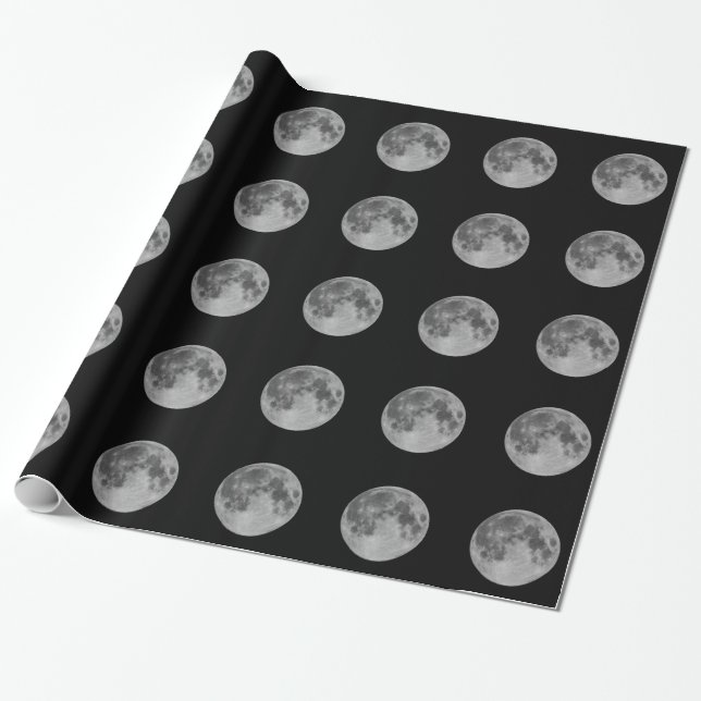 Papier Cadeau Pleine lune (Déroulé)