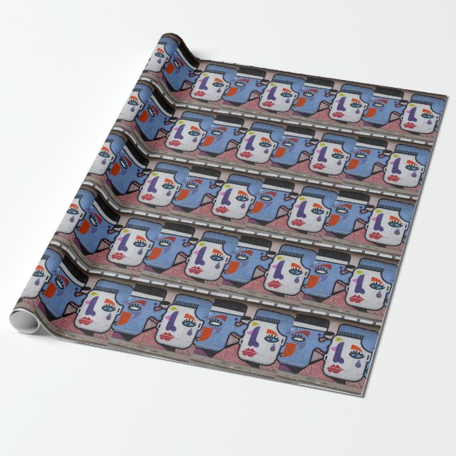 Papier Cadeau Pleurant Un Peu De Joie (Déroulé)