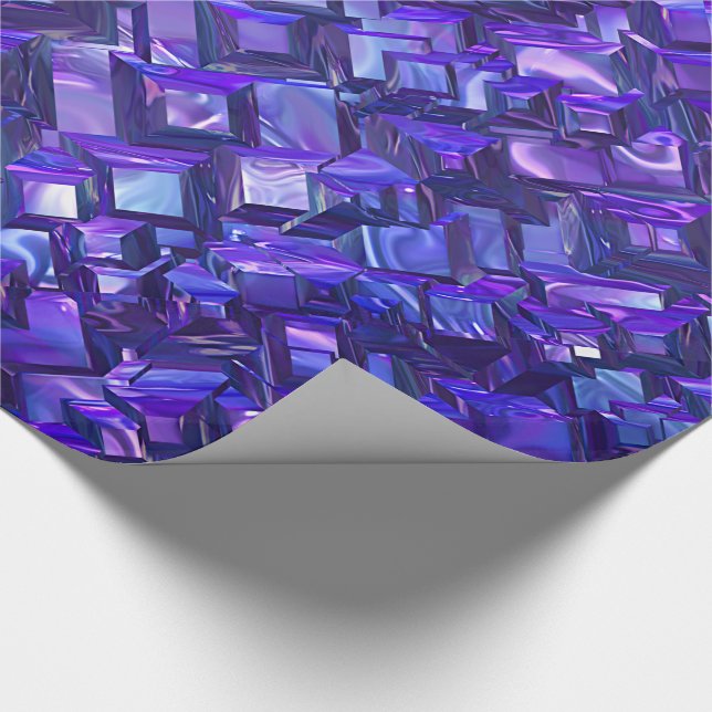 Papier Cadeau Plum unique Vienne Tumbling Noël élégant (Coin)