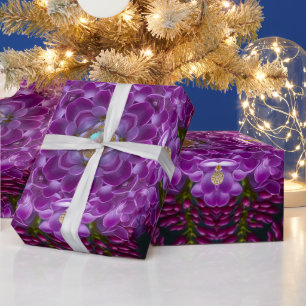 Papier Cadeau Plumb Petal romantique après-midi