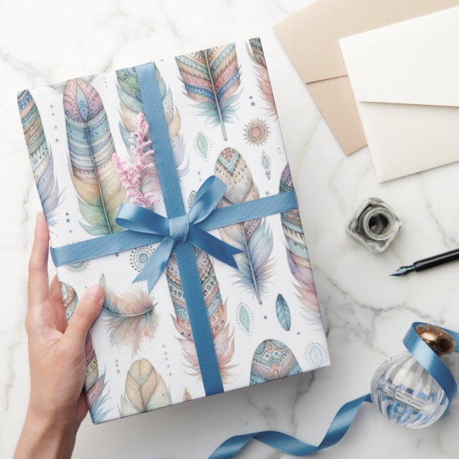 Papier Cadeau Plume Fantastique (Cadeaux)