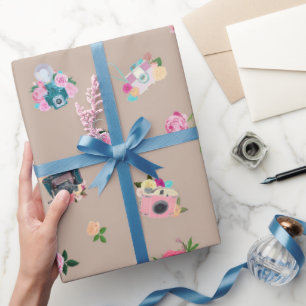 Papier Cadeau Plutôt comme une photo Cameras Vintage toutes les