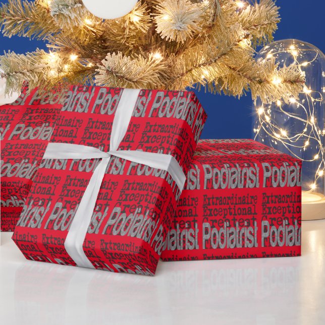 Papier Cadeau Podiatriste Extraordinaire (Vacances)