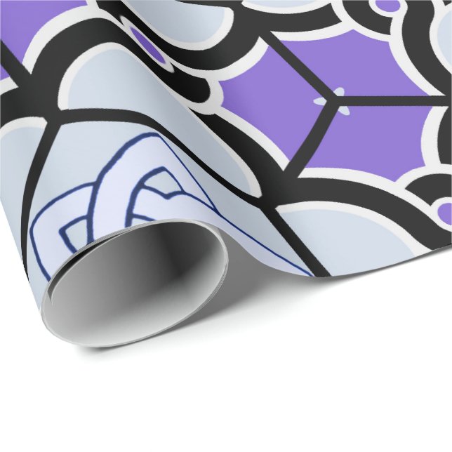 Papier Cadeau Poète étoile (Coin rond)