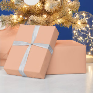 Papier Cadeau Poil de pêche uni