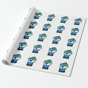 Papier Cadeau Poing de protestation gay masculin