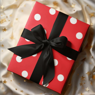 Papier Cadeau Point rouge