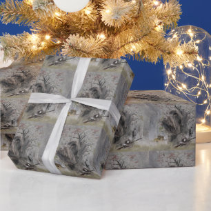 Papier Cadeau Pointer à poil dur allemand