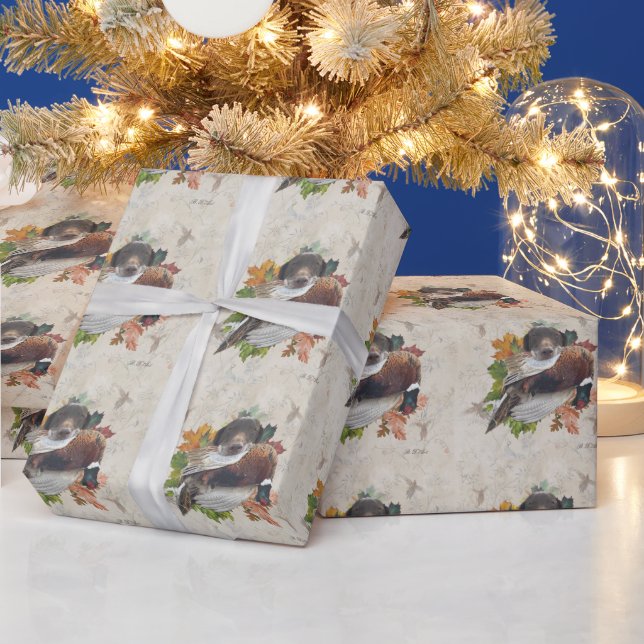 Papier Cadeau Pointeur à cheveux courts allemand avec gobelet à  (Vacances)