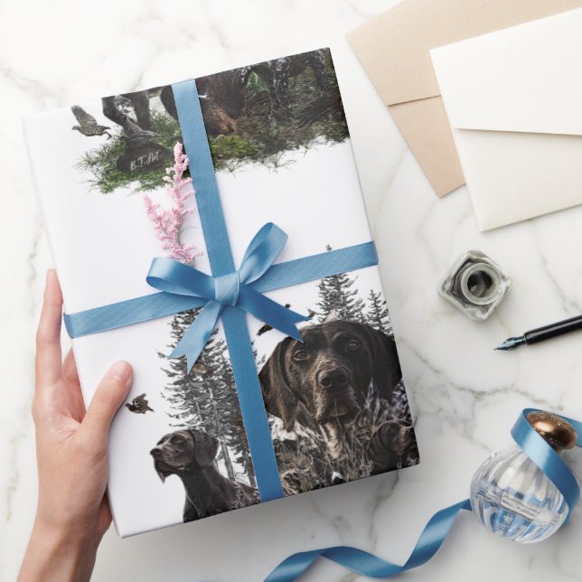 Papier Cadeau Pointeur à poils courts allemand (Cadeaux)