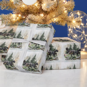 Papier Cadeau Pointeurs À poils durs allemands, Art