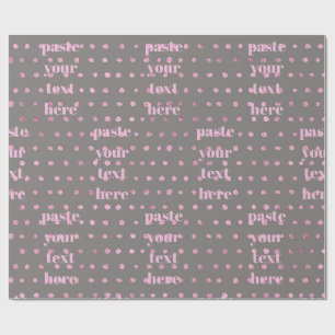 Papier Cadeau Points de paillettes de luxe