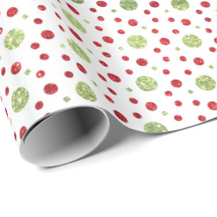 Papier Cadeau Points de parties scintillantes dans les parties