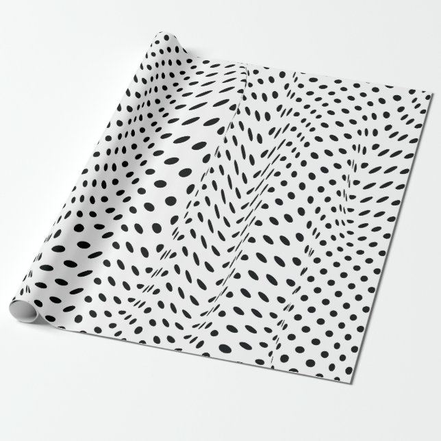 Papier Cadeau Points polka - Dérangé (Déroulé)