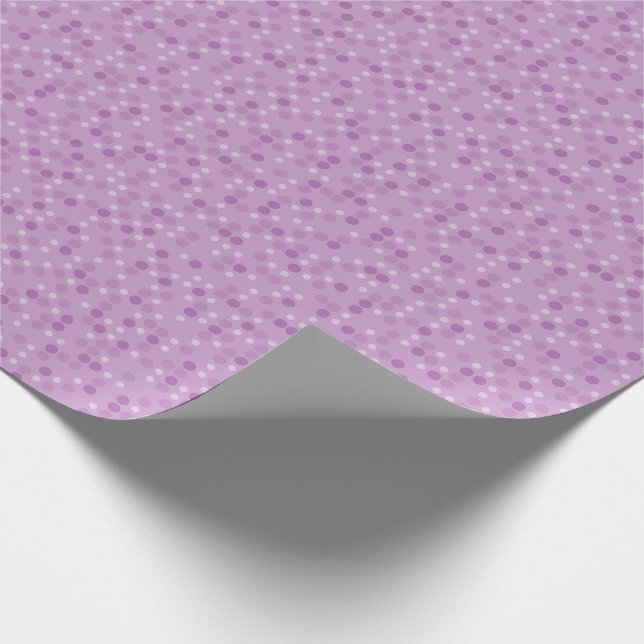Papier Cadeau Points violets (Coin)