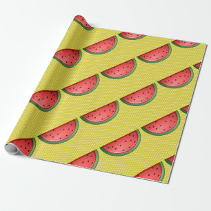 Papier Cadeau Points Watermelon et Polks