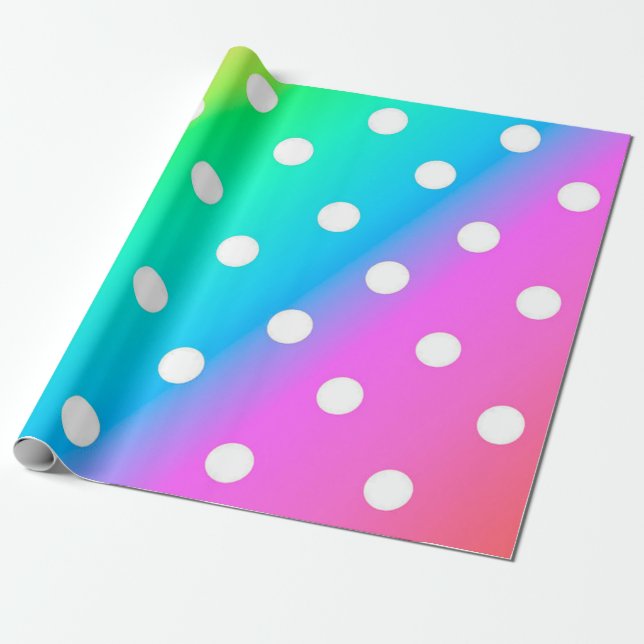 Papier Cadeau Pois (Déroulé)