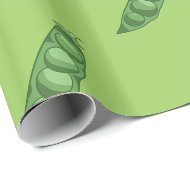 Papier Cadeau Pois dans un gousse (Coin rond)