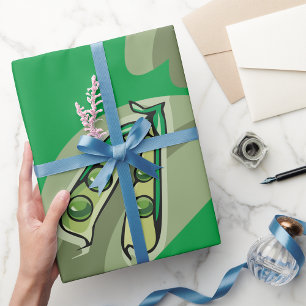 Papier Cadeau Pois Dans Un Morceau