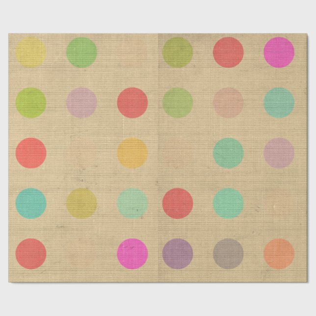 Papier Cadeau pois de lunas (Couture)