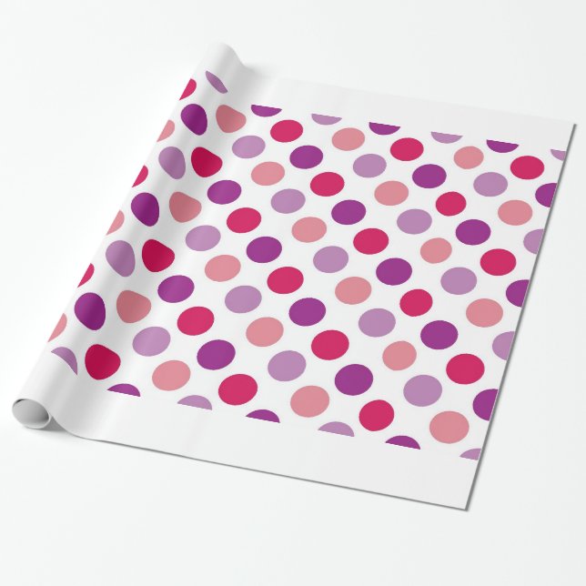 Papier Cadeau Pois d'été (Déroulé)