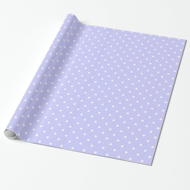 Papier Cadeau Pois Lilac (Déroulé)