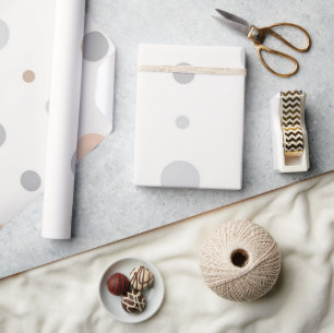 Papier Cadeau Pois pastel multicolores