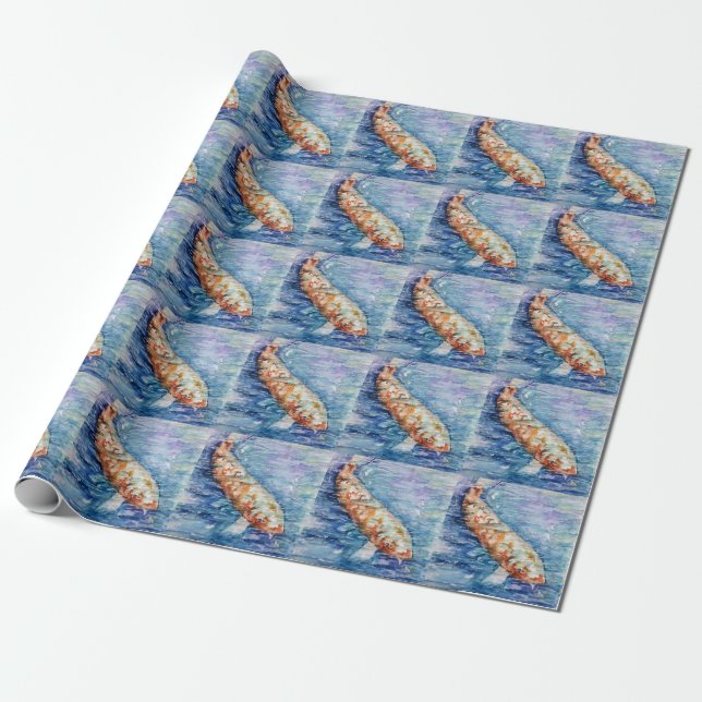 Papier Cadeau Poisson (Déroulé)