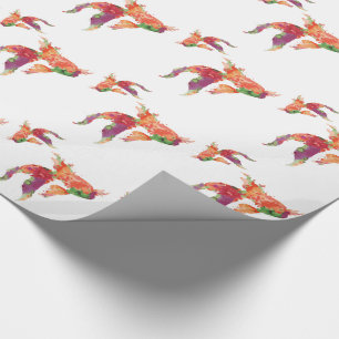 Papier Cadeau poisson d'eau