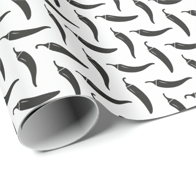 Papier Cadeau Poivrons (Coin rond)