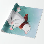 Papier Cadeau Polar Bear Skiing | Gift For Baby<br><div class="desc">Polar Bear Skiing | Gift For Baby</div>