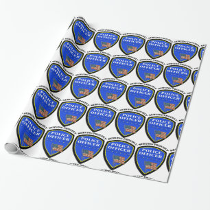 Papier Cadeau Police