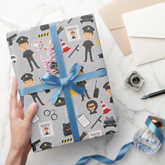 Papier Cadeau Police (Cadeaux)