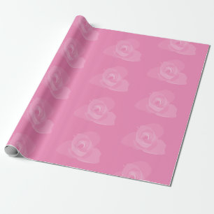 Papier Cadeau Polite Transparent Art moderne Rose blanche