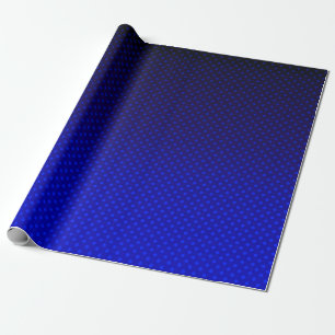Papier Cadeau Polka point dégradé bleu marine noir couleurs fonc